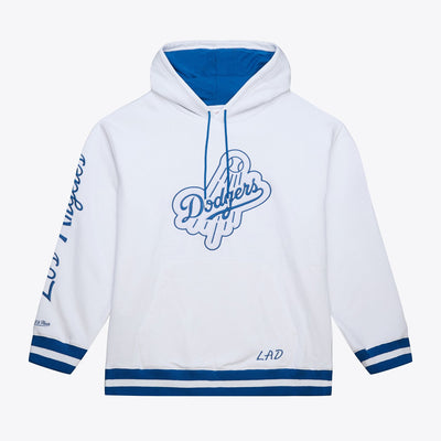 Mitchell & Ness Los Angeles Dodgers Arctic White Fleece Hoodie