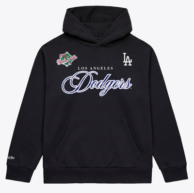 Mitchell & Ness Los Angeles Dodgers Black Legacy Made Hoodie