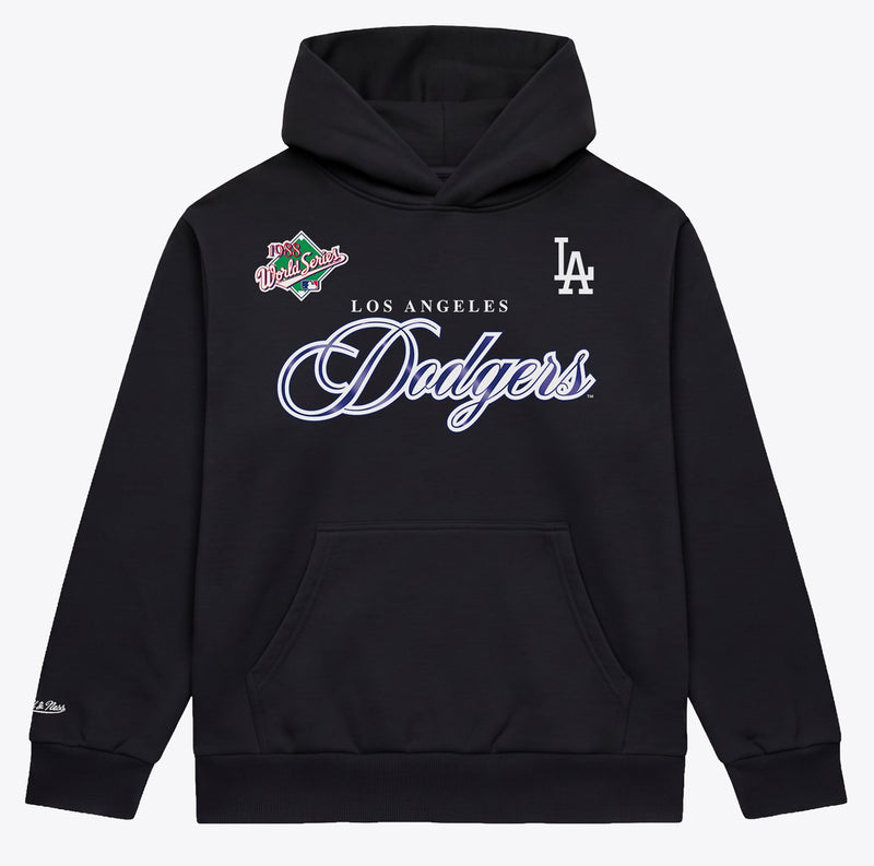 Mitchell & Ness Los Angeles Dodgers Black Legacy Made Hoodie