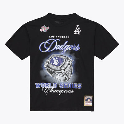 Mitchell & Ness Los Angeles Dodgers Black Legacy Made T-Shirt