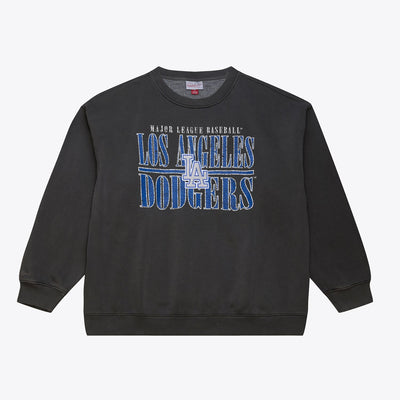 Mitchell & Ness Los Angeles Dodgers Charcoal Downtown Fleece Sweatshirt