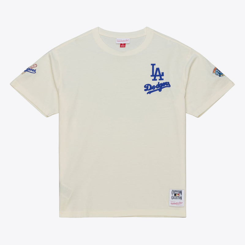 Mitchell & Ness Los Angeles Dodgers Cream Classic T-Shirt