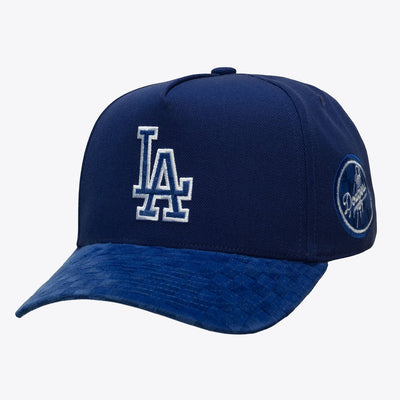 Mitchell & Ness Los Angeles Dodgers Royal Check It Select It Pro Pinch Strapback Hat