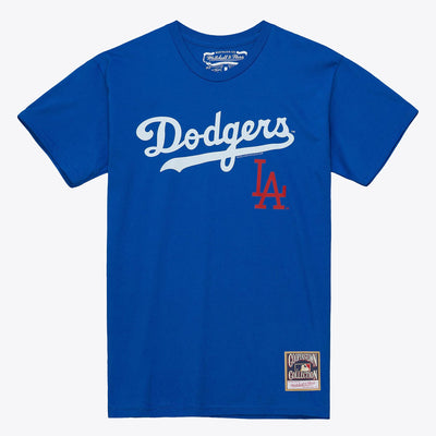 Mitchell & Ness Los Angeles Dodgers Royal Chest T-Shirt