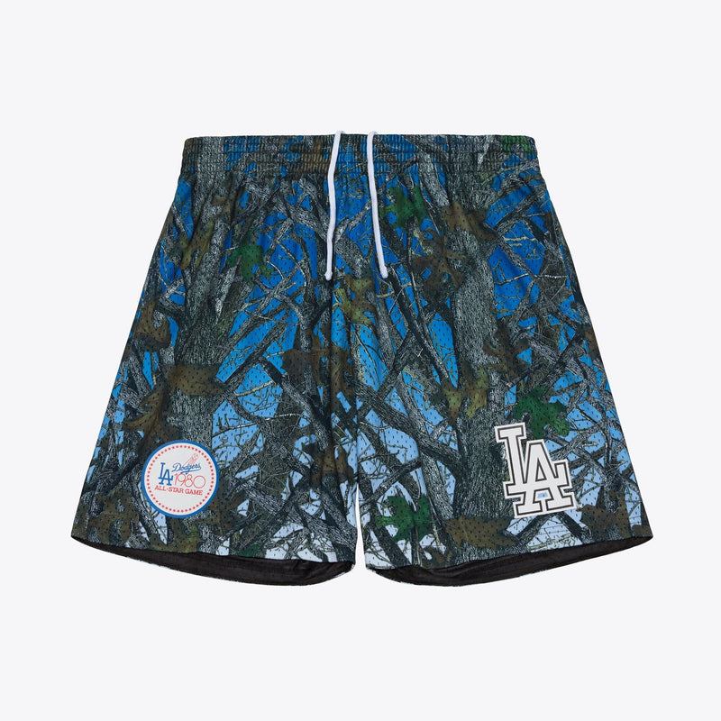 Mitchell & Ness Los Angeles Dodgers Royal Quiet Blaze Mesh Shorts