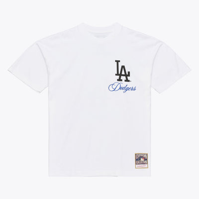 Mitchell & Ness Los Angeles Dodgers White Legacy Made T-Shirt