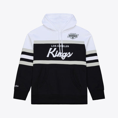 Mitchell & Ness Los Angeles Kings Black Head Coach Hoodie