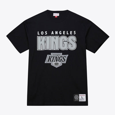 Mitchell & Ness Los Angeles Kings Black Throwback Current Premium T-Shirt