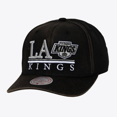 Mitchell & Ness Los Angeles Kings Black Trumble Pro Crown Adjustable Hat