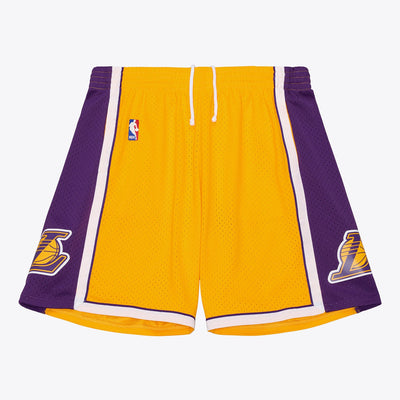 Mitchell & Ness Los Angeles Lakers 2009-10 Gold Swingman Basketball Shorts