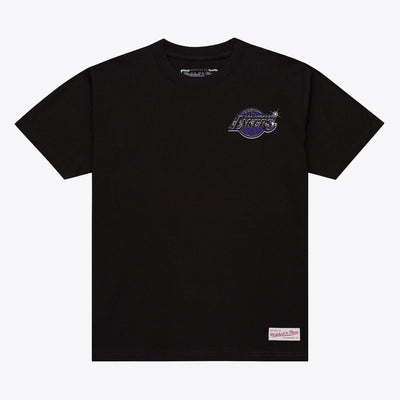 Mitchell & Ness Los Angeles Lakers Black Airbrush T-Shirt