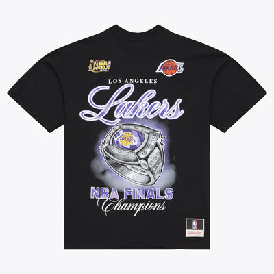 Mitchell & Ness Los Angeles Lakers Black Legacy Made T-Shirt