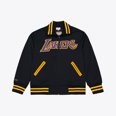 Mitchell & Ness Los Angeles Lakers Black Playoff Win Full-Zip Jacket