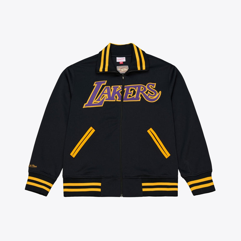 Mitchell & Ness Los Angeles Lakers Black Playoff Win Full-Zip Jacket