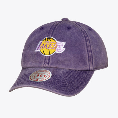 Mitchell & Ness Los Angeles Lakers Purple Hardwood Classics Legendary 1904 Dad Adjustable Hat