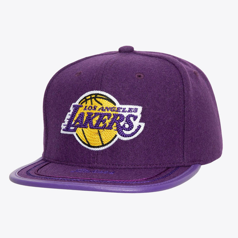 Mitchell & Ness Los Angeles Lakers Purple Upscale Snapback Hat