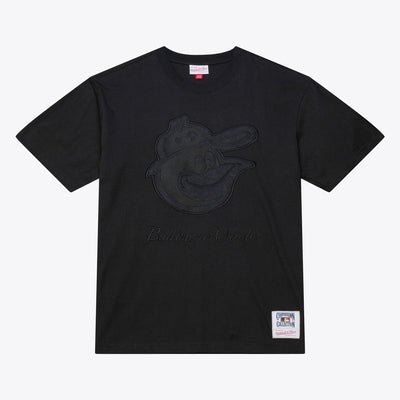 Baltimore Orioles Mitchell & Ness Cooperstown Collection Phantom T-Shirt - Black