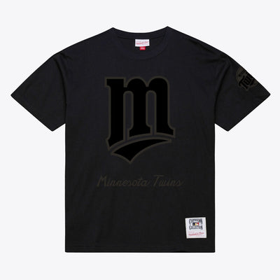 Minnesota Twins Mitchell & Ness Cooperstown Collection Phantom T-Shirt - Black