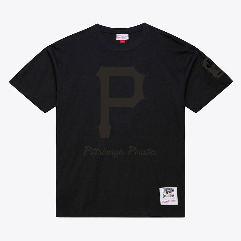 Pittsburgh Pirates Mitchell & Ness Cooperstown Collection Phantom T-Shirt - Black