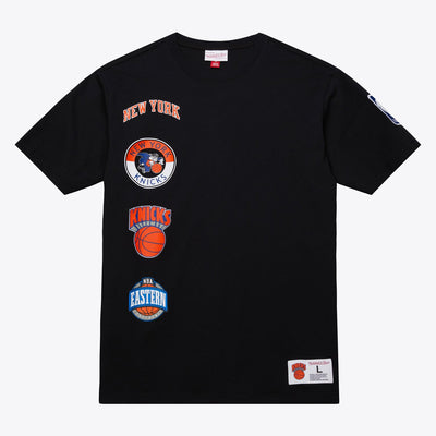 Mitchell & Ness Black New York Knicks Black Out Collection Premium T-Shirt