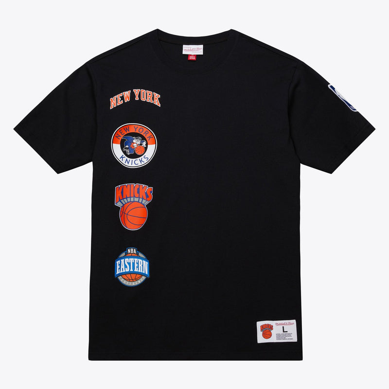 Mitchell & Ness Black New York Knicks Black Out Collection Premium T-Shirt
