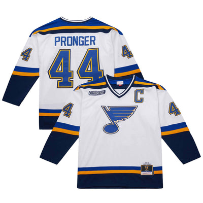 Mitchell & Ness Chris Pronger St. Louis Blues 1999-00 Power Play Jersey - White