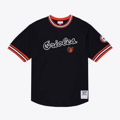 Baltimore Orioles Mitchell & Ness Wild Pitch Ringer T-Shirt - Black