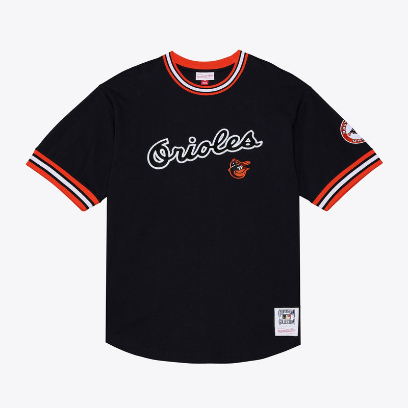 Baltimore Orioles Mitchell & Ness Wild Pitch Ringer T-Shirt - Black