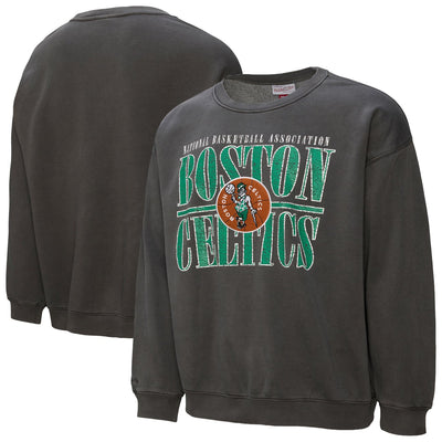 Boston Celtics Mitchell & Ness NBA Downtown Collection Fleece Sweatshirt - Black