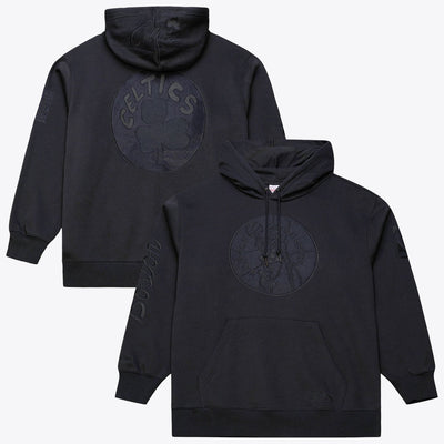 Boston Celtics Mitchell & Ness Phantom Fleece Hoodie - Black