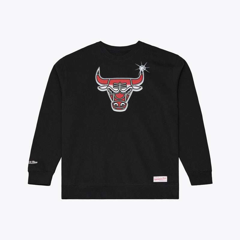 Chicago Bulls Mitchell & Ness Airbrush Sweatshirt - Black