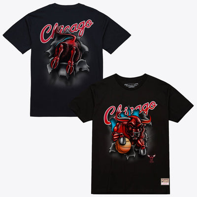 Chicago Bulls Mitchell & Ness Breakthrough T-Shirt - Black