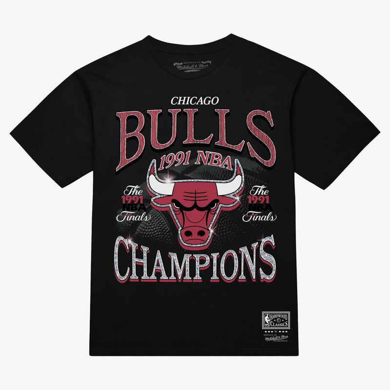 Chicago Bulls Mitchell & Ness Champions Era T-Shirt - Black