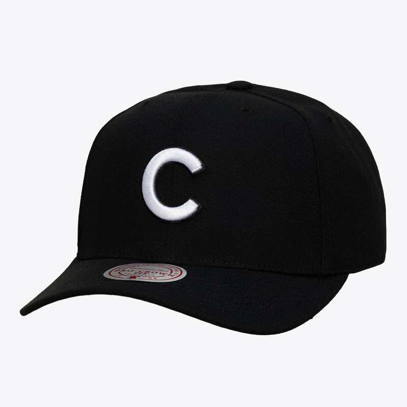 Chicago Cubs Mitchell & Ness Pro Crown Snapback - Black