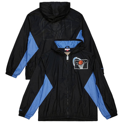 Cleveland Cavaliers Mitchell & Ness Playmaker Full-Zip Hooded Windbreaker Jacket - Black