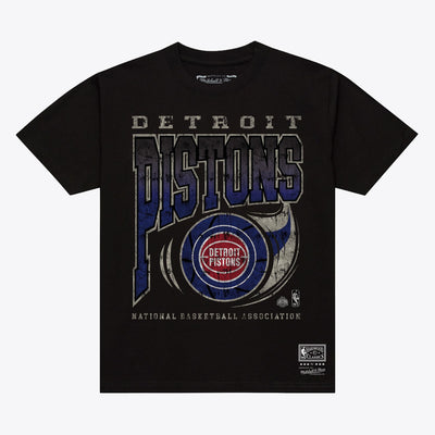 Detroit Pistons Mitchell & Ness Ball Out T-Shirt - Black