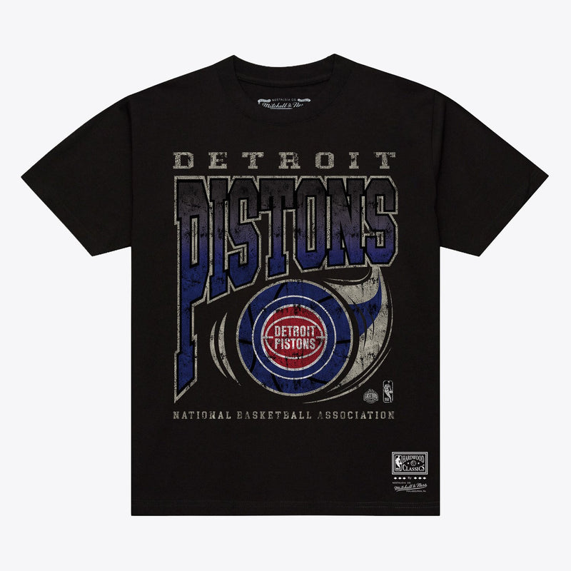 Detroit Pistons Mitchell & Ness Ball Out T-Shirt - Black