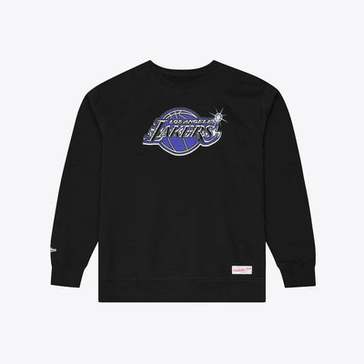 Los Angeles Lakers Mitchell & Ness Airbrush Sweatshirt - Black