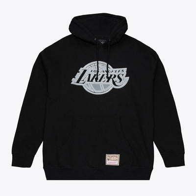 Los Angeles Lakers Mitchell & Ness Chrome Hoodie - Black