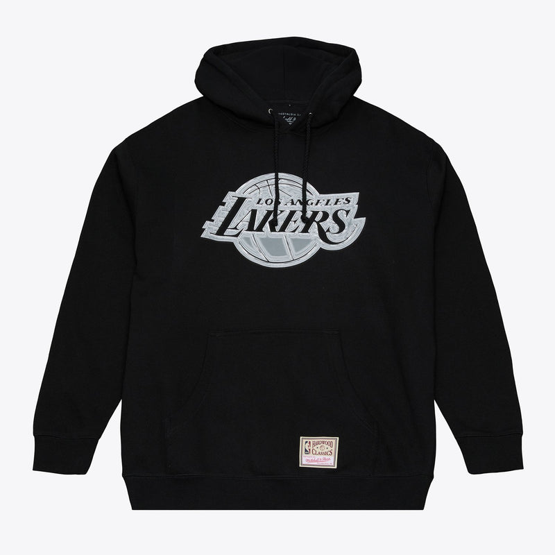 Los Angeles Lakers Mitchell & Ness Chrome Hoodie - Black
