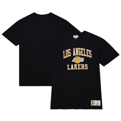 Los Angeles Lakers Mitchell & Ness Hardwood Classics Legendary Slub T-Shirt - Black