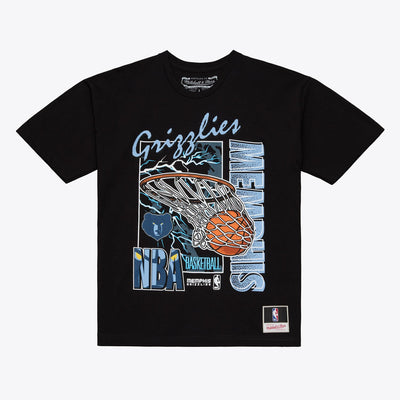 Memphis Grizzlies Mitchell & Ness Lightning Swish T-Shirt - Black