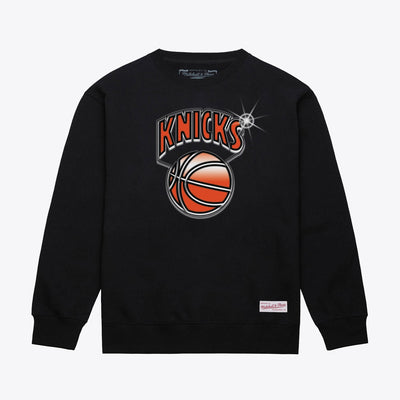 New York Knicks Mitchell & Ness Airbrush Sweatshirt - Black