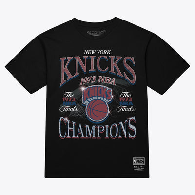 New York Knicks Mitchell & Ness Champions Era T-Shirt - Black