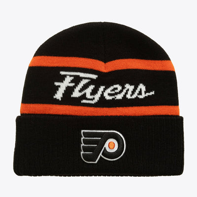 Philadelphia Flyers Mitchell & Ness Head Coach Cuffed Knit Hat - Black