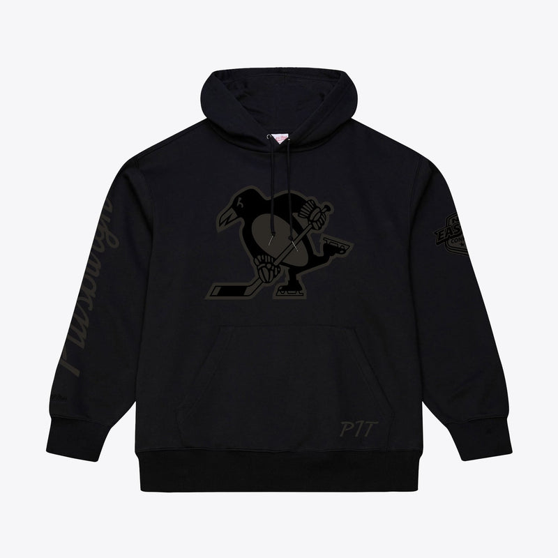 Pittsburgh Penguins Mitchell & Ness Phantom Fleece Hoodie - Black