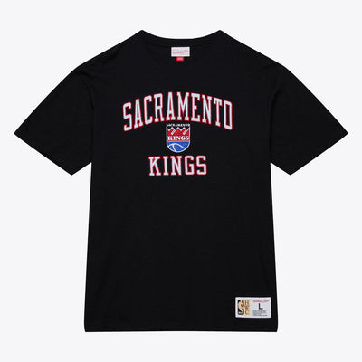 Sacramento Kings Mitchell & Ness Hardwood Classics Legendary Slub T-Shirt - Black