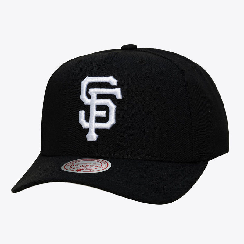 San Francisco Giants Mitchell & Ness Pro Crown Snapback - Black