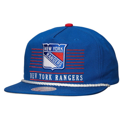 New York Rangers Mitchell & Ness Ascend Deadstock Snapback Hat - Blue