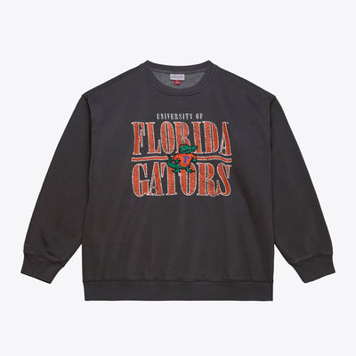 Florida Gators Mitchell & Ness Downtown Fleece Sweatshirt - Charcoal